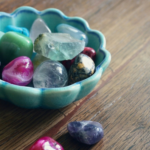 Crystal Reiki therapy session in Portland, Maine